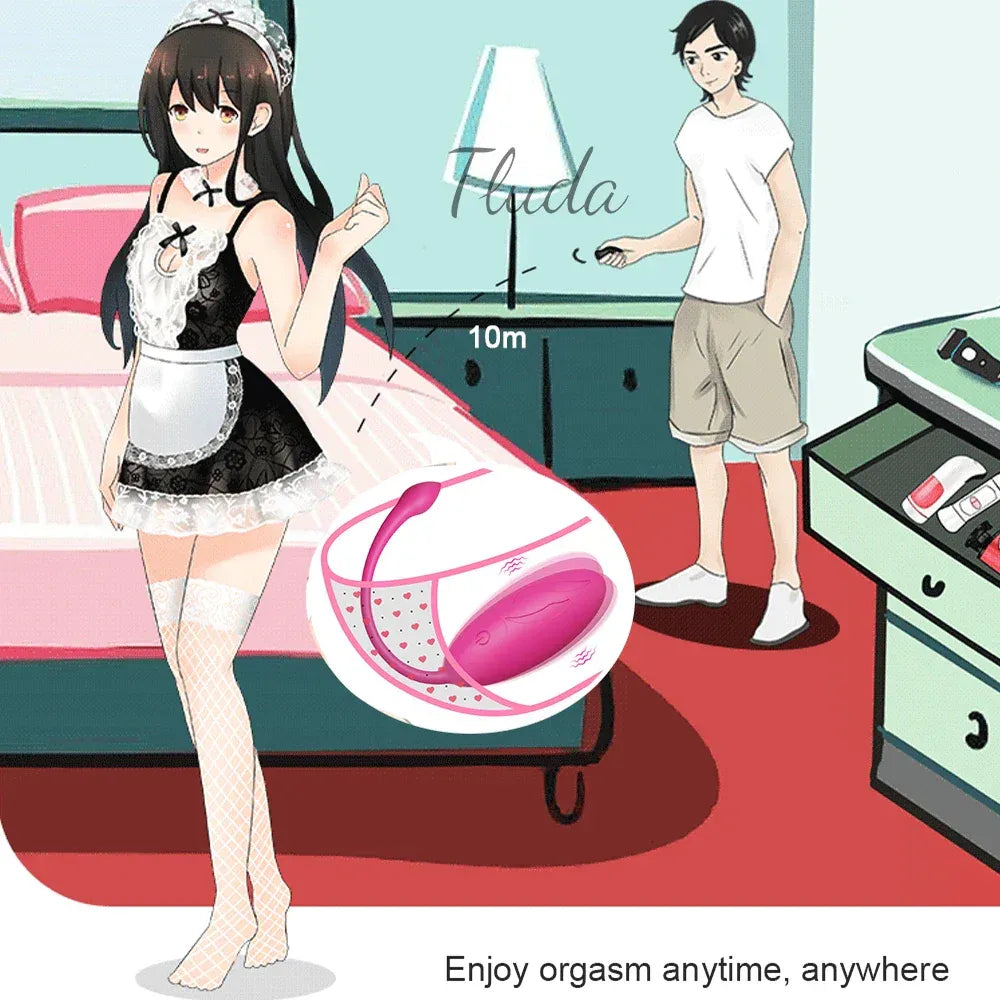 Remote Control Wearable Panties Vibrator Vibrating Egg for Couples-2