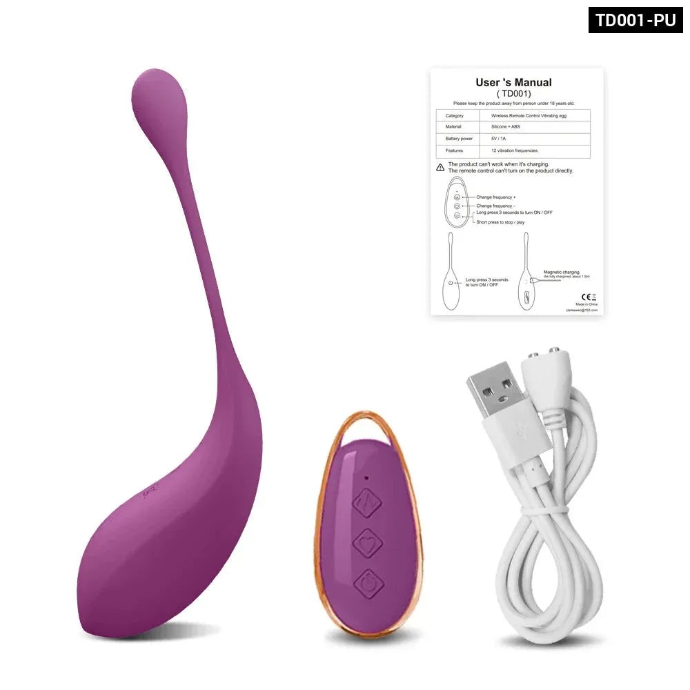 Remote Control Wearable Panties Vibrator Vibrating Egg for Couples-15