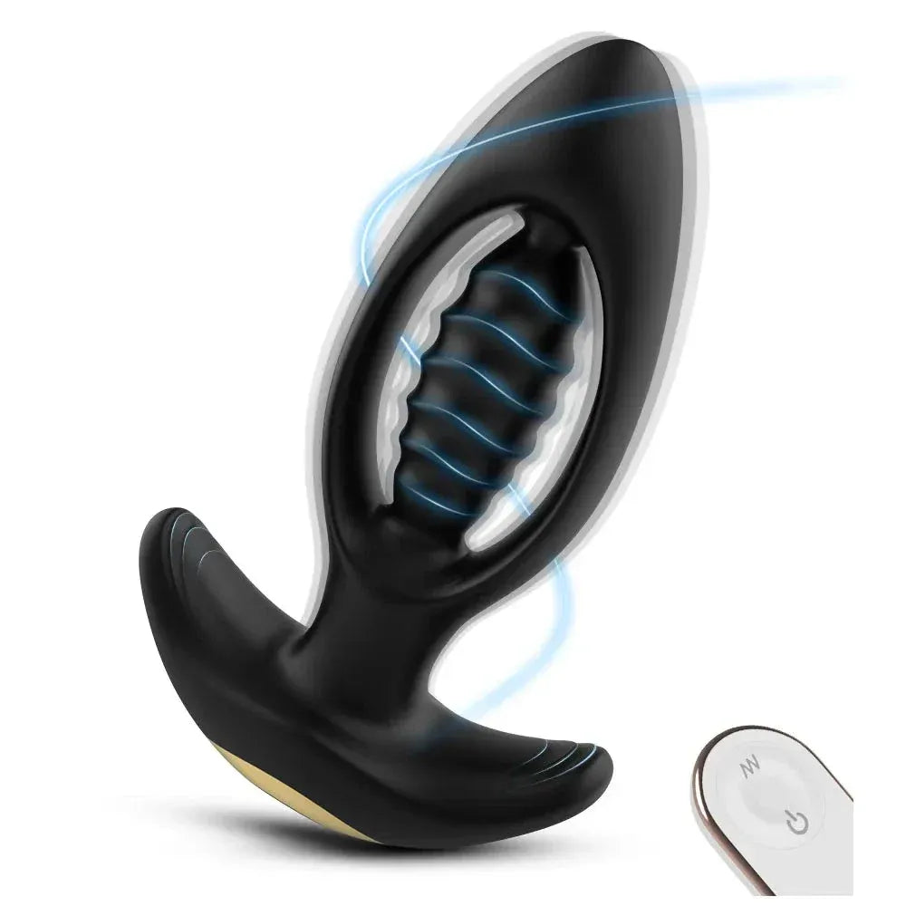 Silicone Analplug Vibrator-0