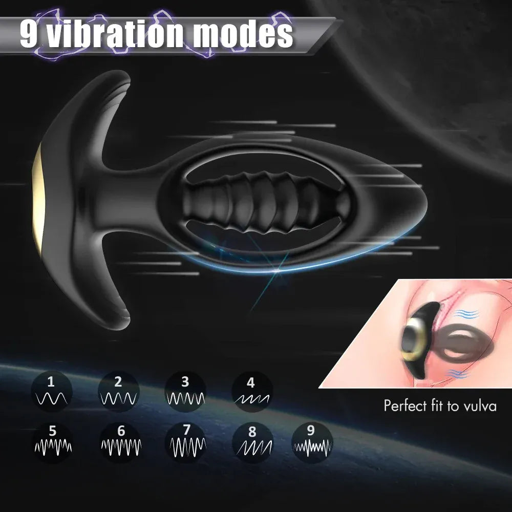 Silicone Analplug Vibrator-1