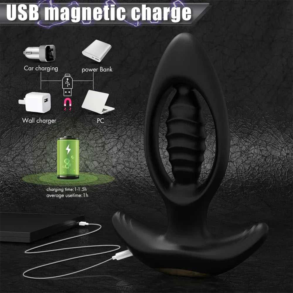 Silicone Analplug Vibrator-3