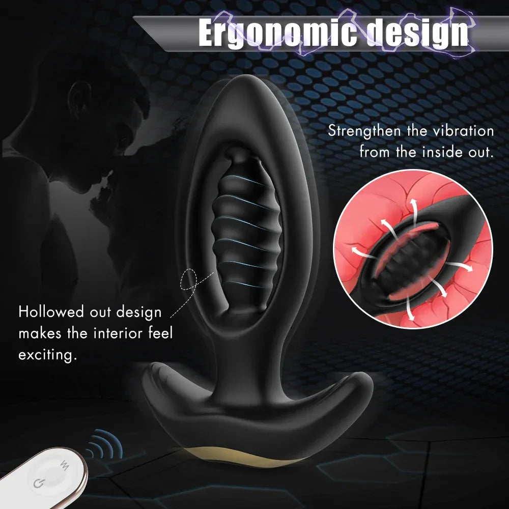 Silicone Analplug Vibrator-2