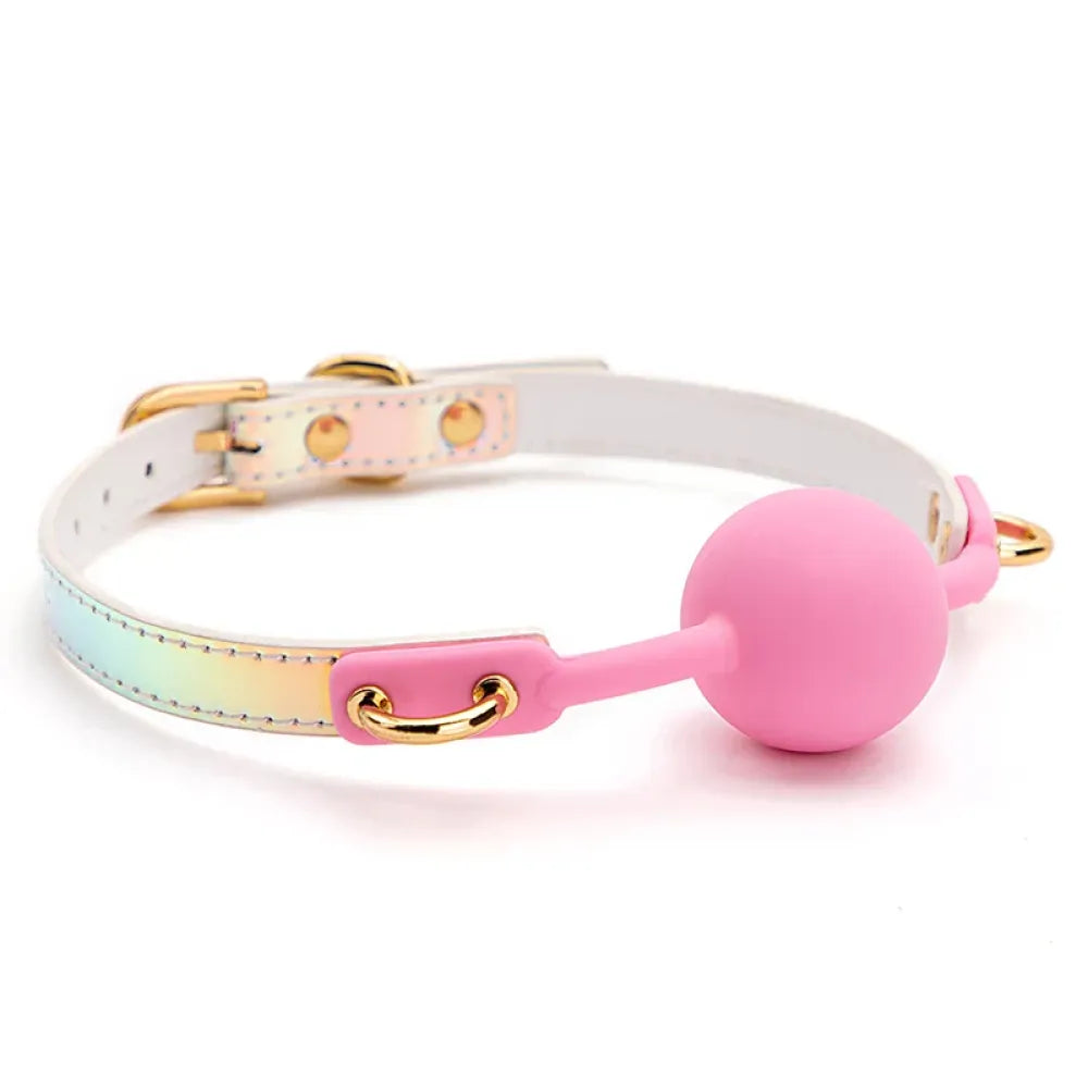 Silicone Ball Gag For Couples Oral Fixation Bondage Gear-0