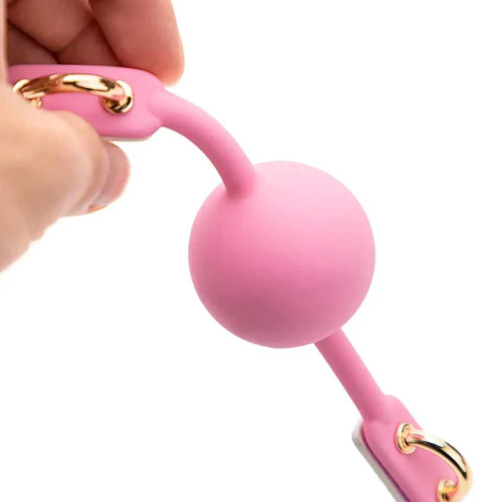 Silicone Ball Gag For Couples Oral Fixation Bondage Gear-3