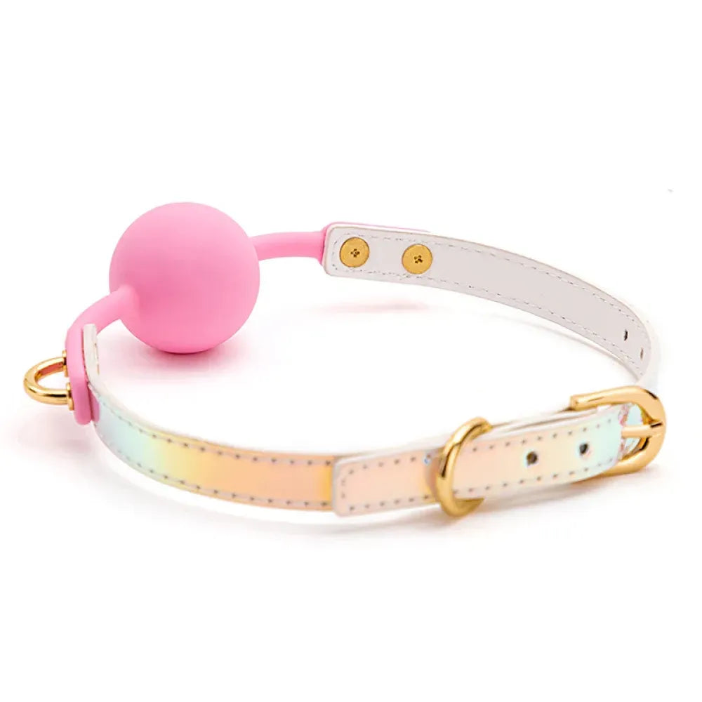 Silicone Ball Gag For Couples Oral Fixation Bondage Gear-2