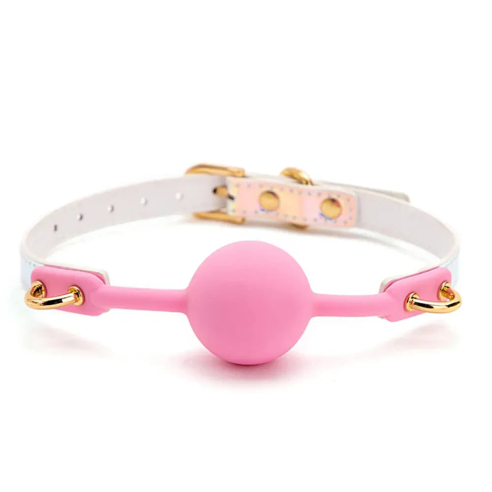 Silicone Ball Gag For Couples Oral Fixation Bondage Gear-1