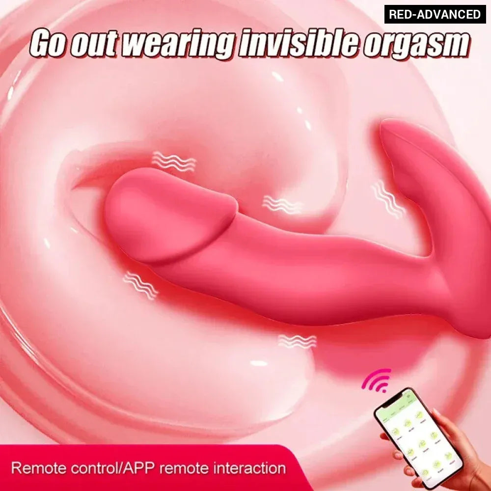 Silicone G Spot Clit Vibrator for Women App Controlled Waterproof-5