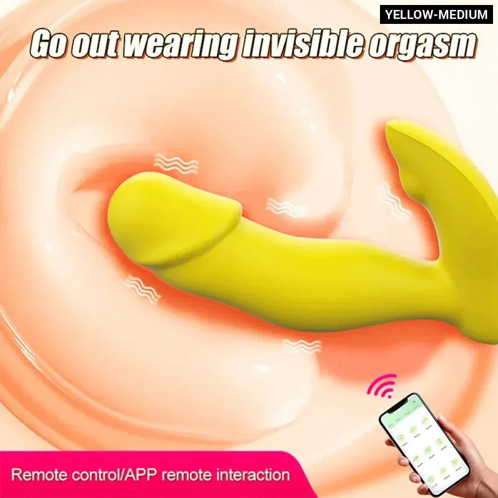 Silicone G Spot Clit Vibrator for Women App Controlled Waterproof-7