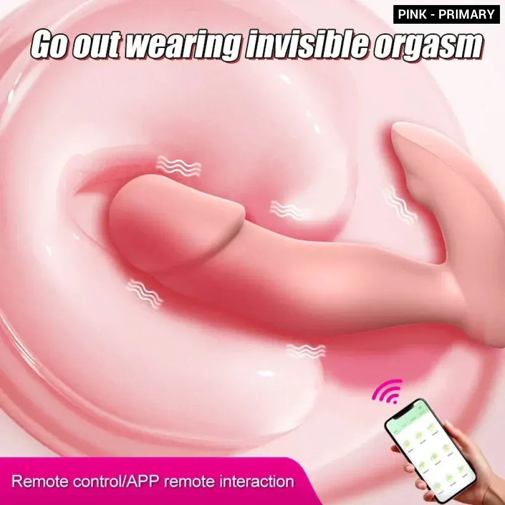 Silicone G Spot Clit Vibrator for Women App Controlled Waterproof-6