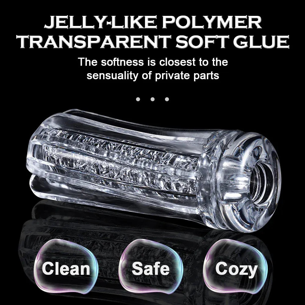 Silicone Vagina Masturbator for Men - Endurance Exercise-3