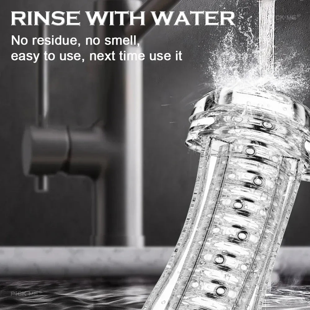 Silicone Vagina Masturbator for Men - Endurance Exercise-4