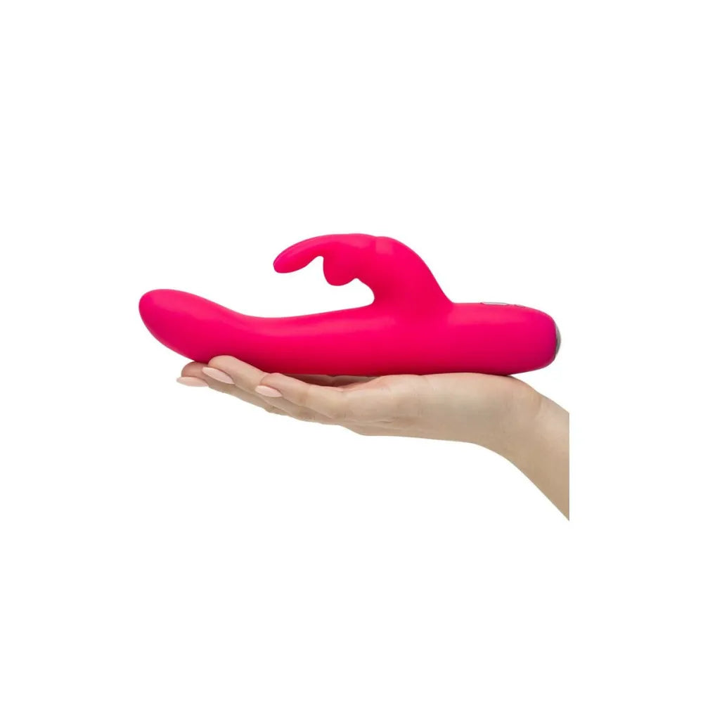 Slimline Curve Rabbit Vibrator By Happy Rabbit 05855 Pink-2