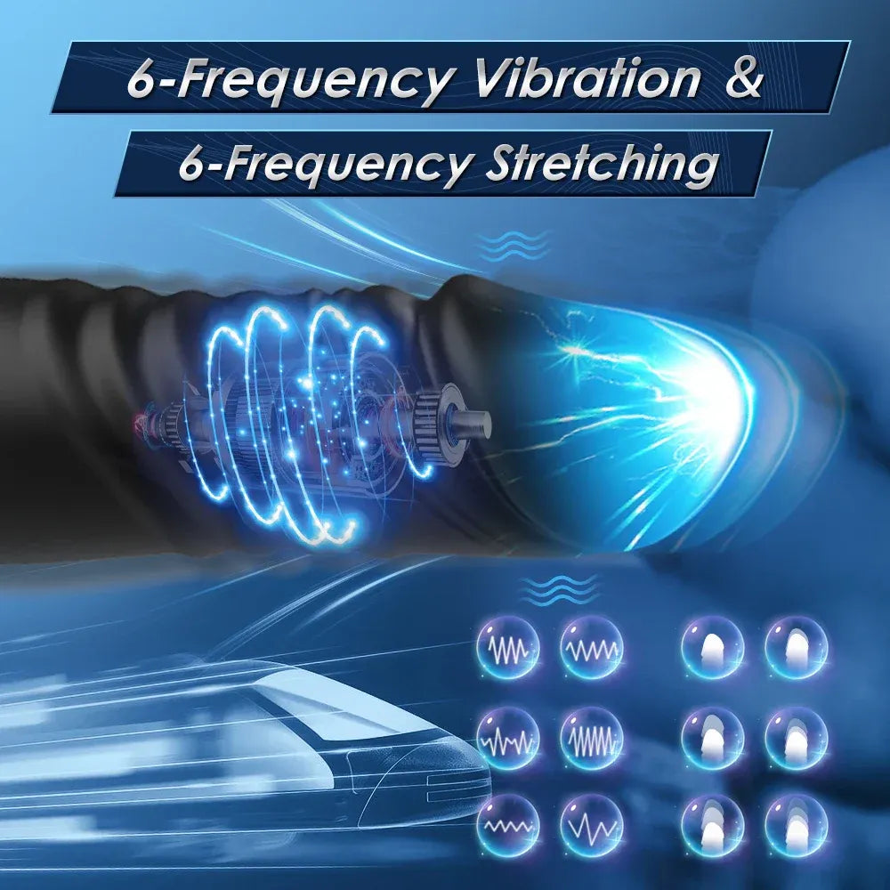 Smart Telescopic Anal Vibrator For Mens Pleasure-4