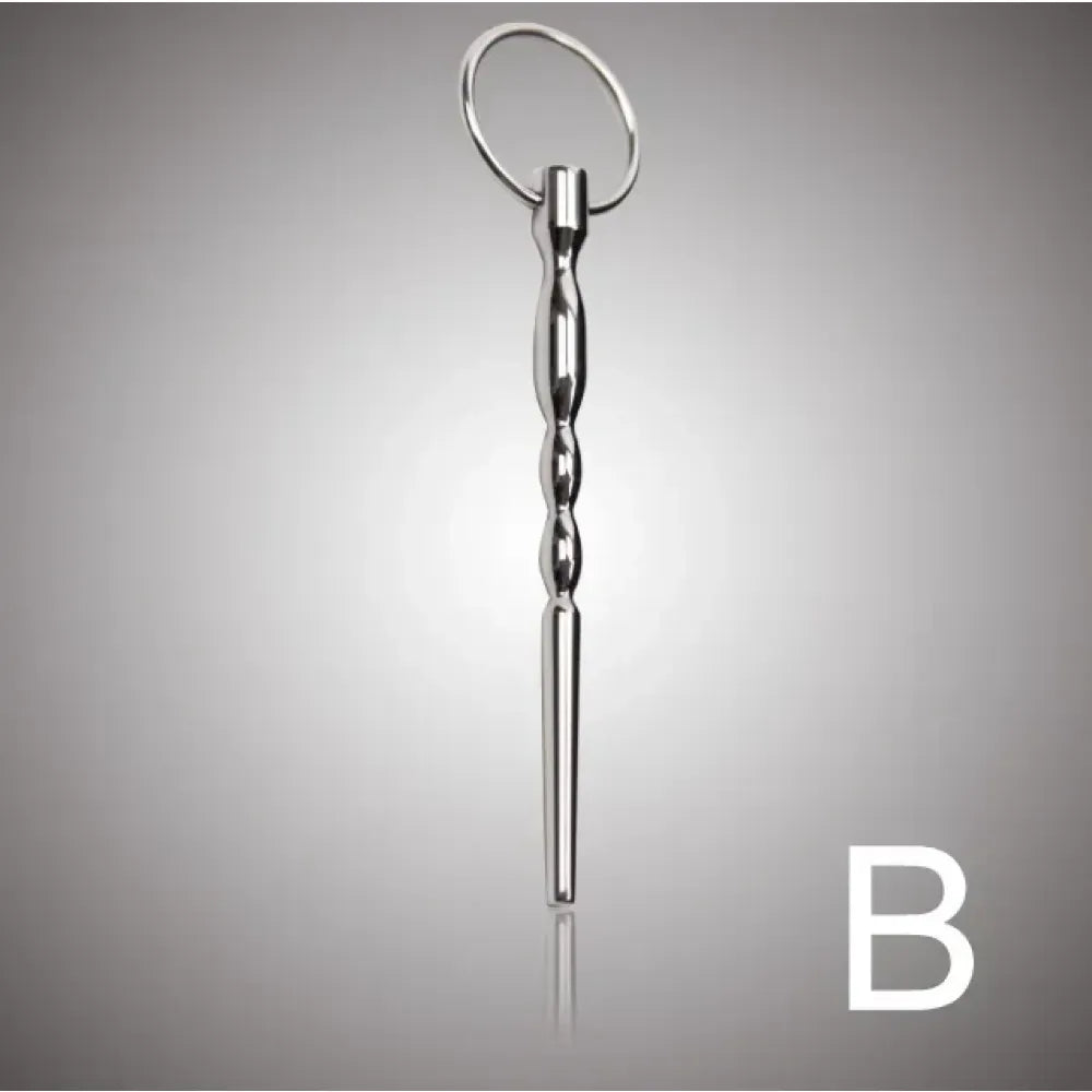 Stainless Steel Urethral Sounds With Multi Beads Urethral Plug For Masturbation And Urinary Dilatation For Men-2