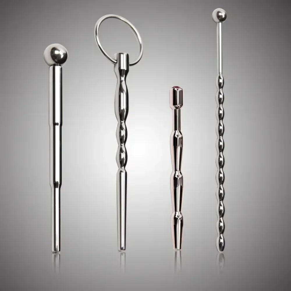 Stainless Steel Urethral Sounds With Multi Beads Urethral Plug For Masturbation And Urinary Dilatation For Men-0