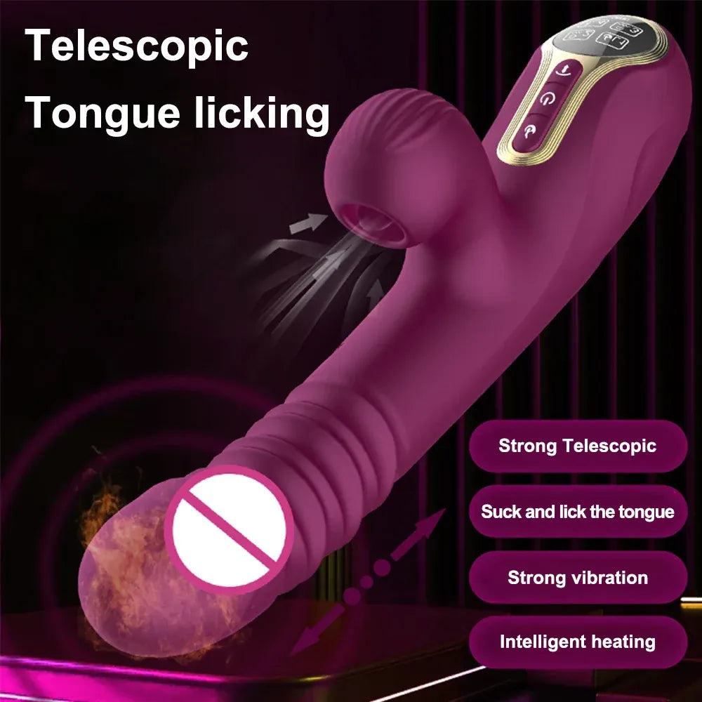 Telescopic Clit Sucker G Spot Stimulator-2