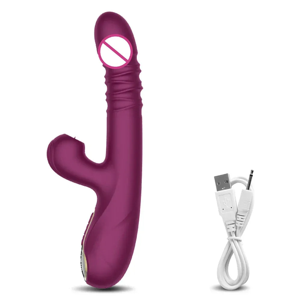 Telescopic Clit Sucker G Spot Stimulator-5