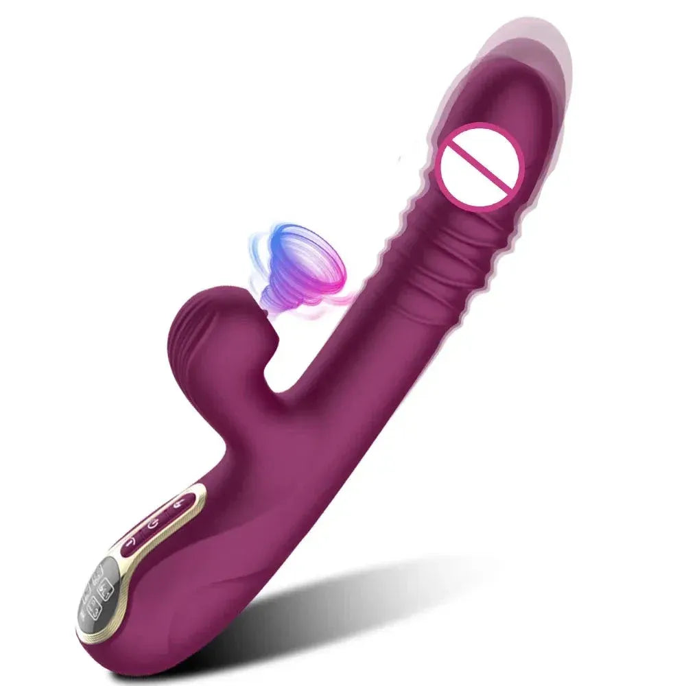 Telescopic Clit Sucker G Spot Stimulator-0
