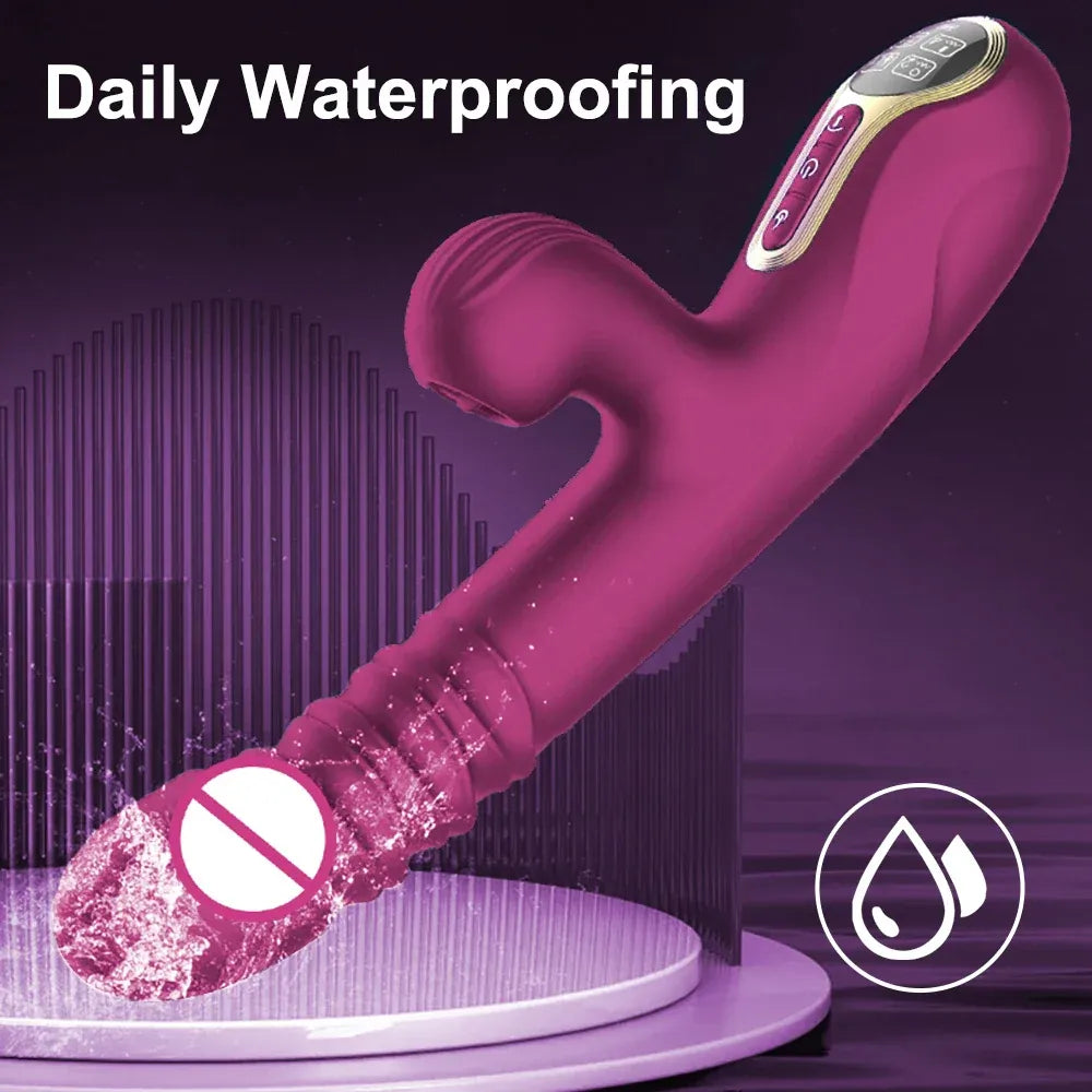 Telescopic Clit Sucker G Spot Stimulator-4