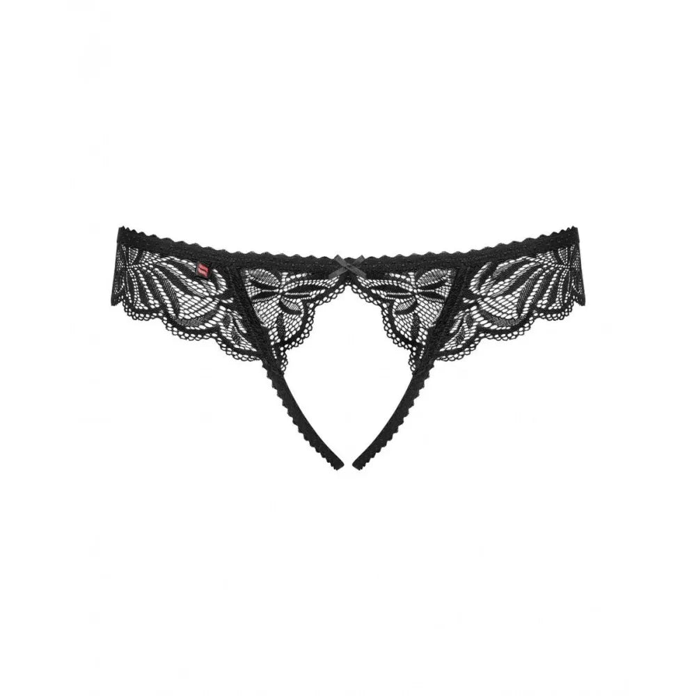 Thong By Obsessive Contica Black S/M-0