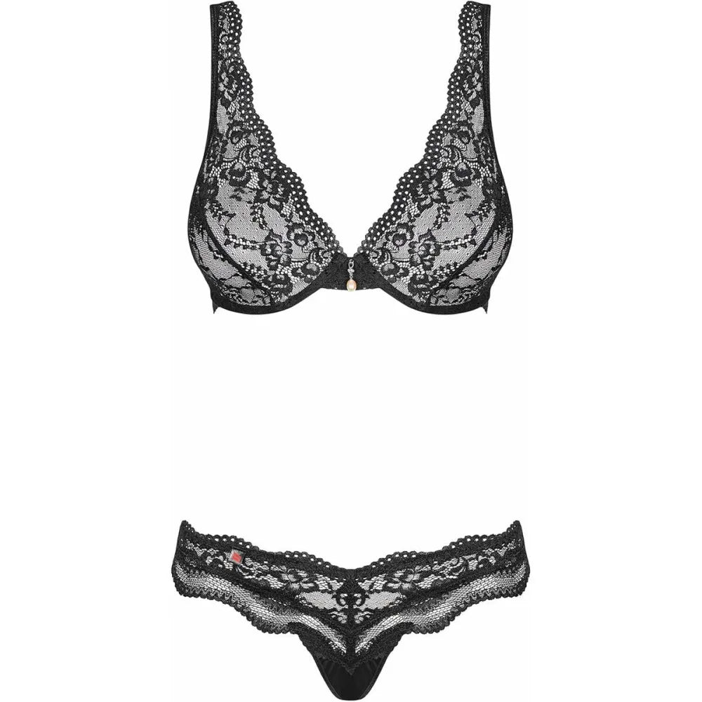 Underwear Set By Obsessive Luvae Black L/Xl-1