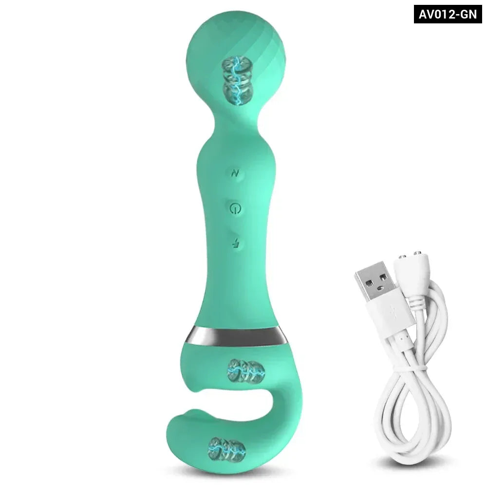 USB Recharge Av Vibrator 20 Modes for Female Pleasure-9