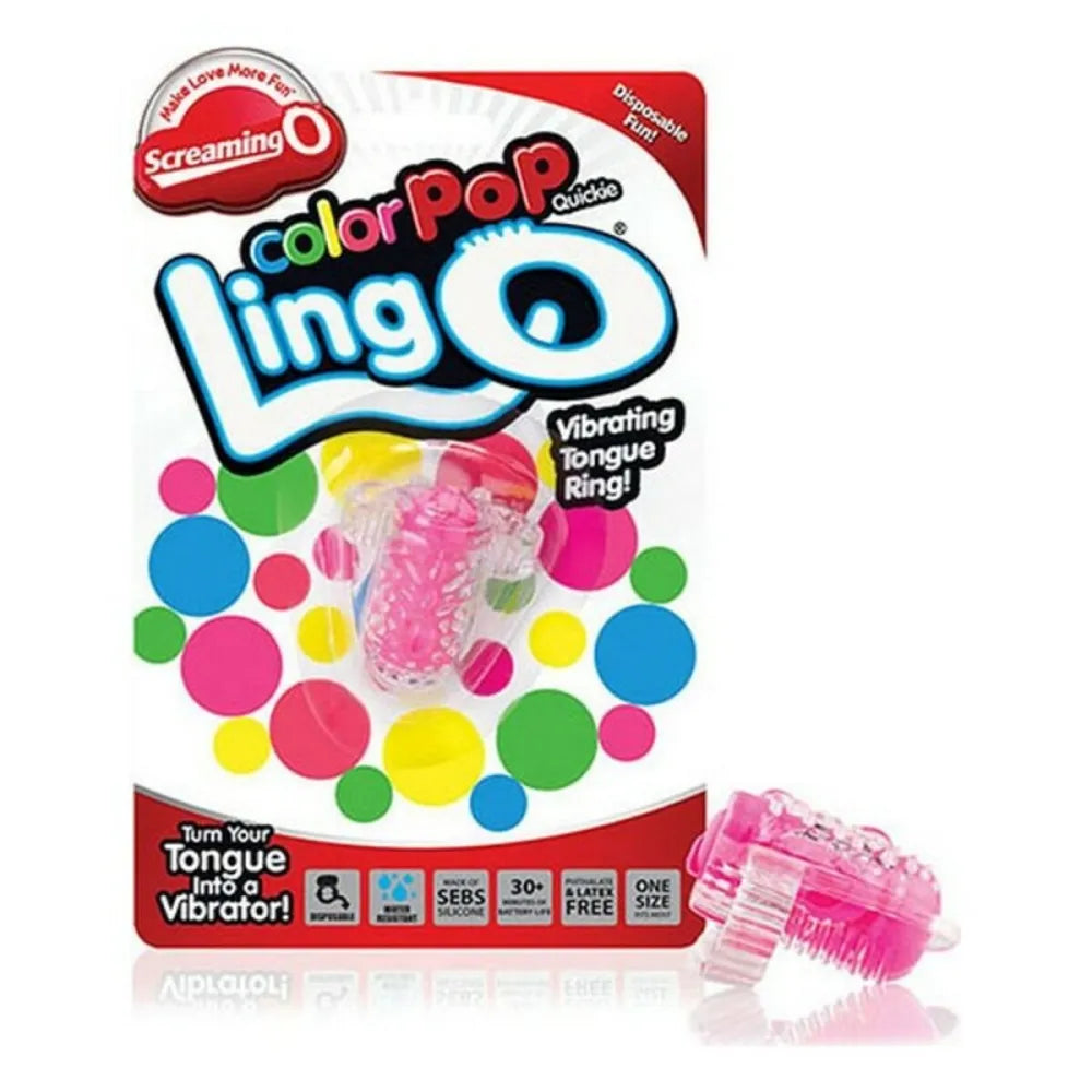 Vibraring Cockring By The Screaming O Color Pop Lingo Pink-1
