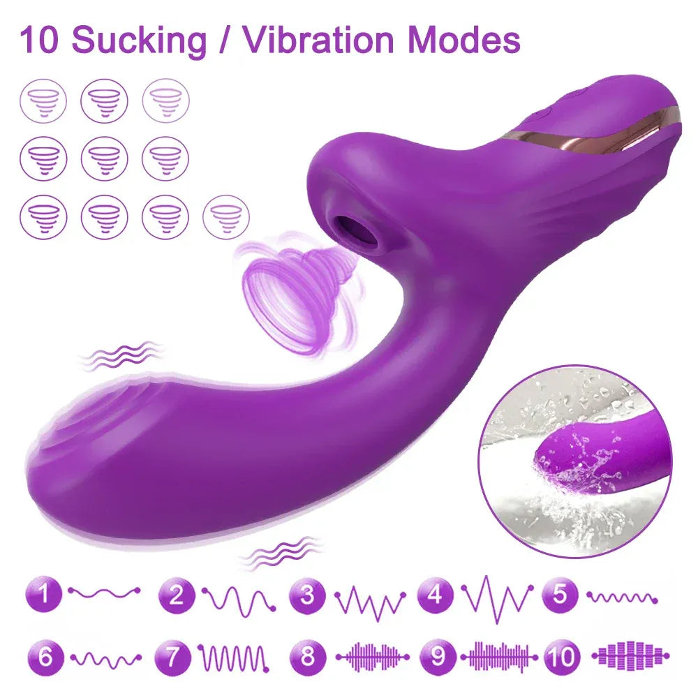 Vibrating Clit Sucker for Women G Spot Nipple Stimulator 18-2