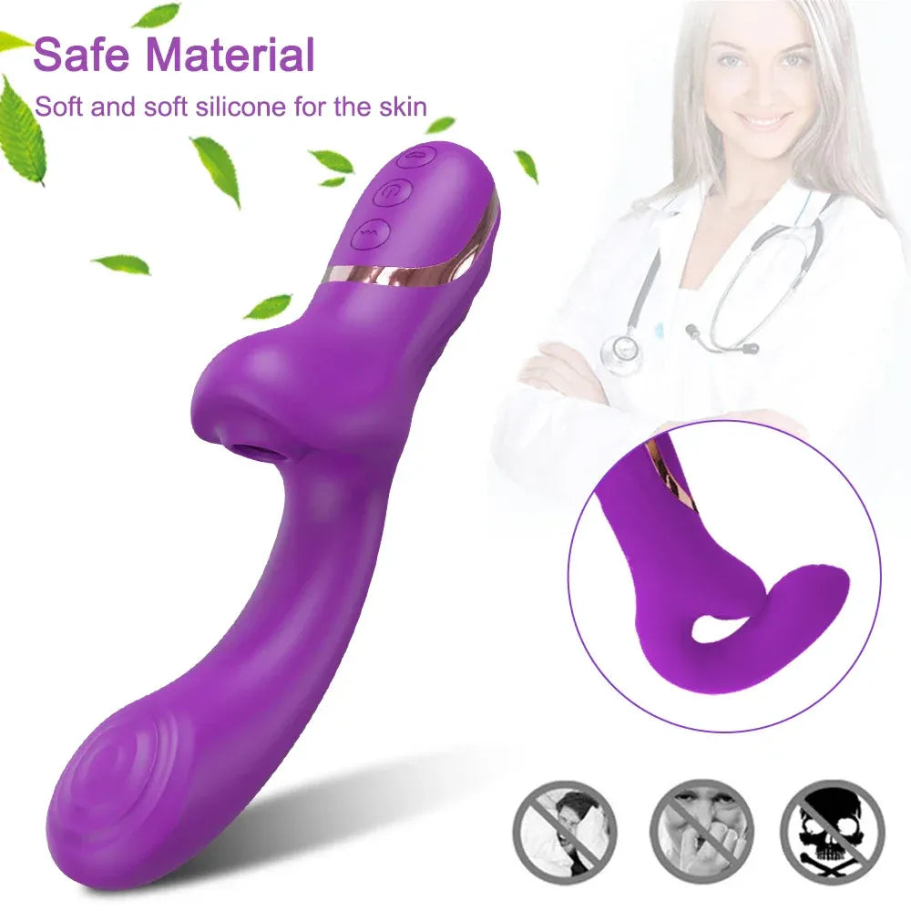 Vibrating Clit Sucker for Women G Spot Nipple Stimulator 18-3