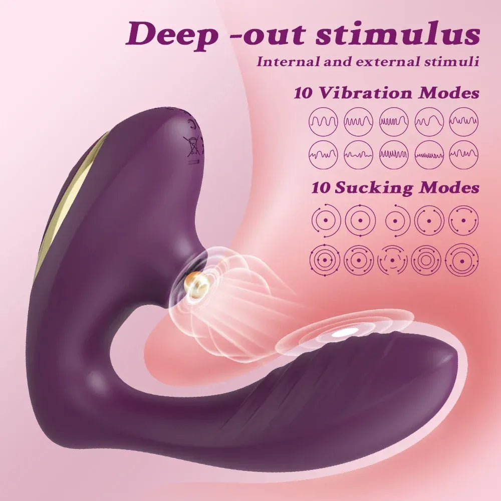 Vibrating Clit Sucker for Women G Spot Stimulator Female Masturbator-3