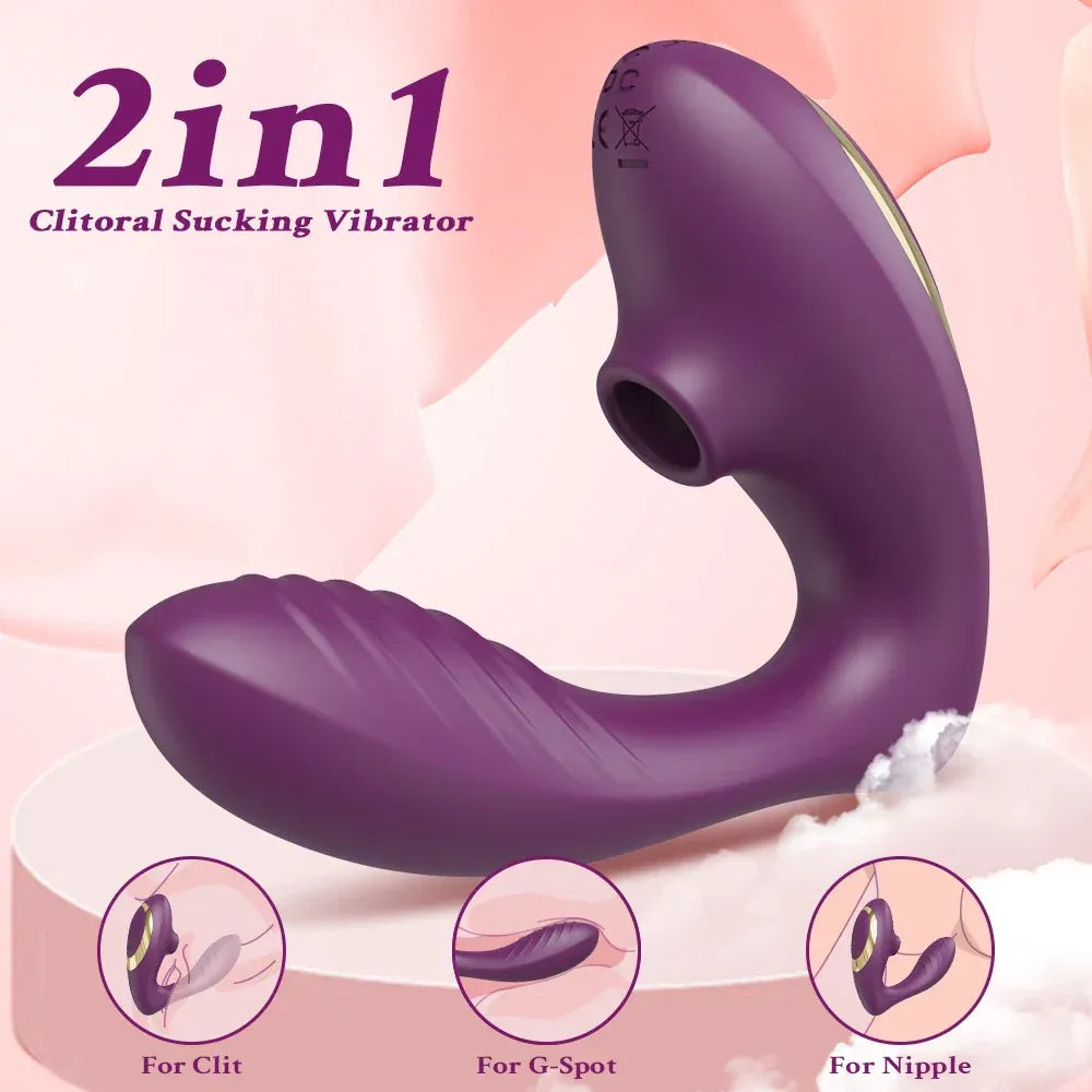 Vibrating Clit Sucker for Women G Spot Stimulator Female Masturbator-1