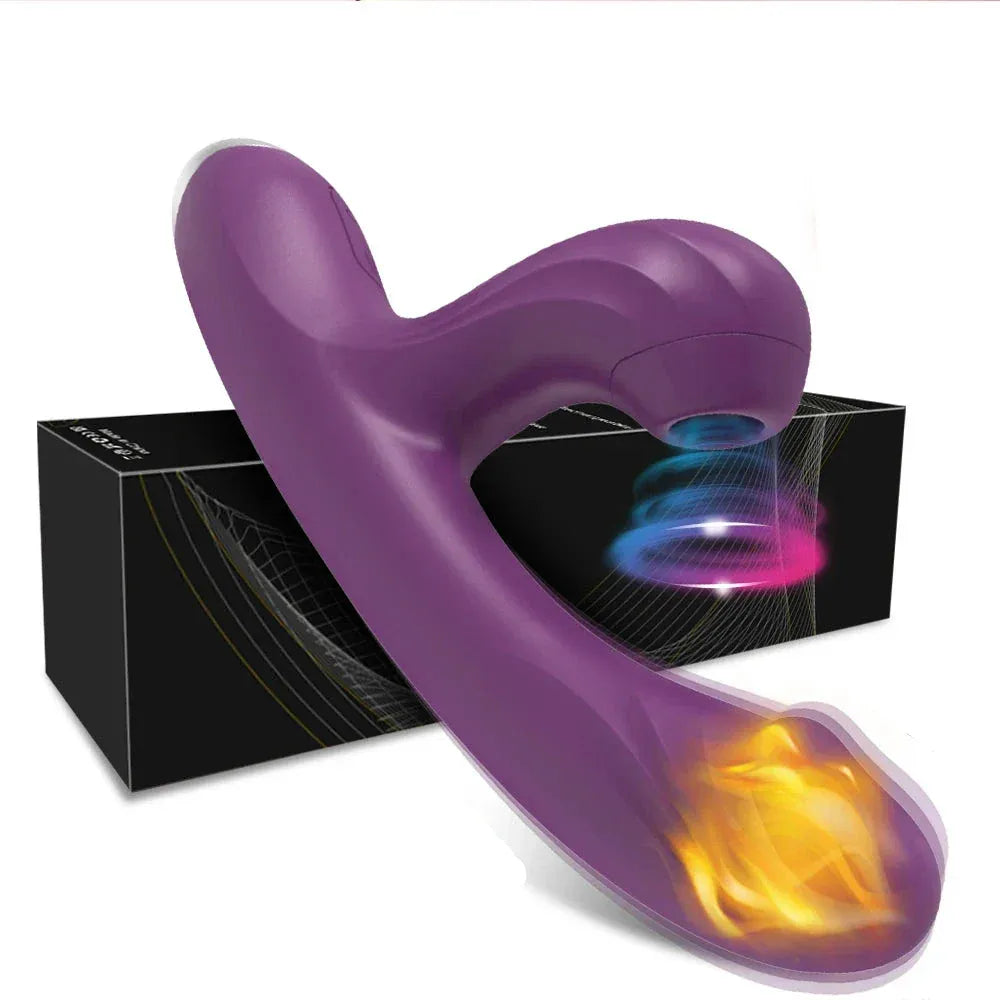 Vibrating Clit Sucker for Women G Spot Stimulator Heat-0