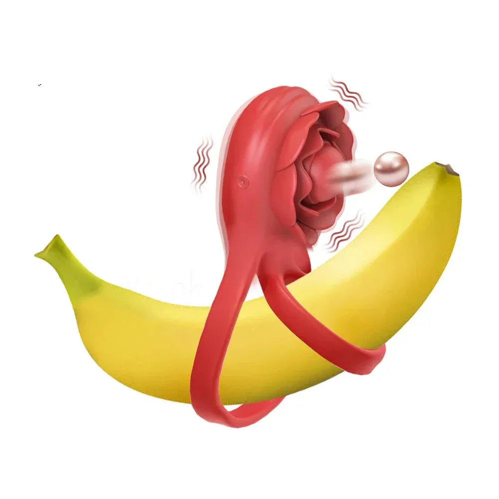 Vibrating Cock Ring for Men Delay Ejaculation Stimulate for Couples-0