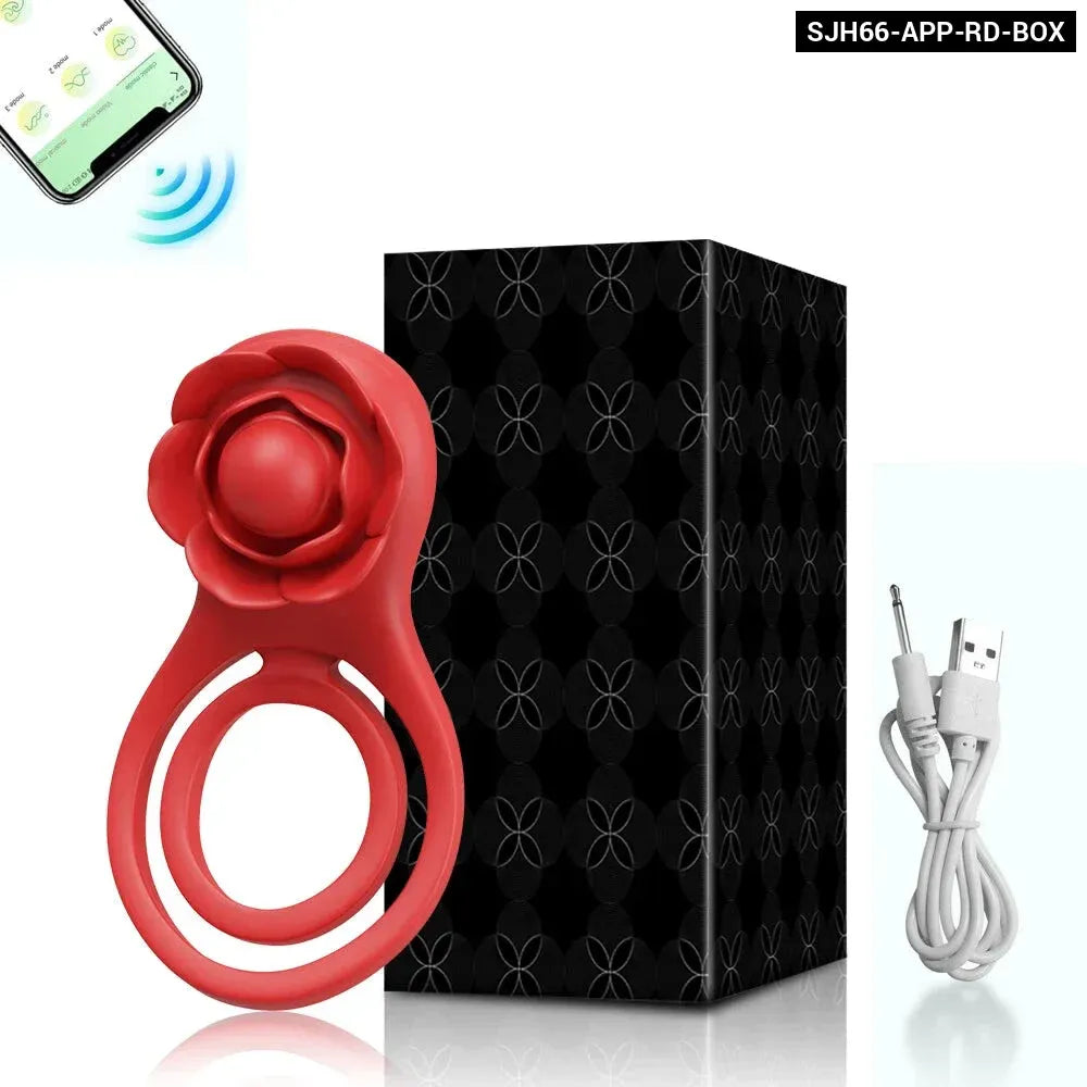 Vibrating Cock Ring for Men Delay Ejaculation Stimulate for Couples-7
