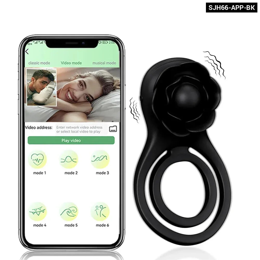 Vibrating Cock Ring for Men Delay Ejaculation Stimulate for Couples-8