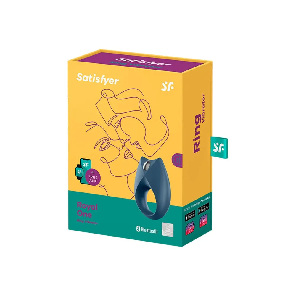 Vibrating Ring By Satisfyer Satro Blue-3