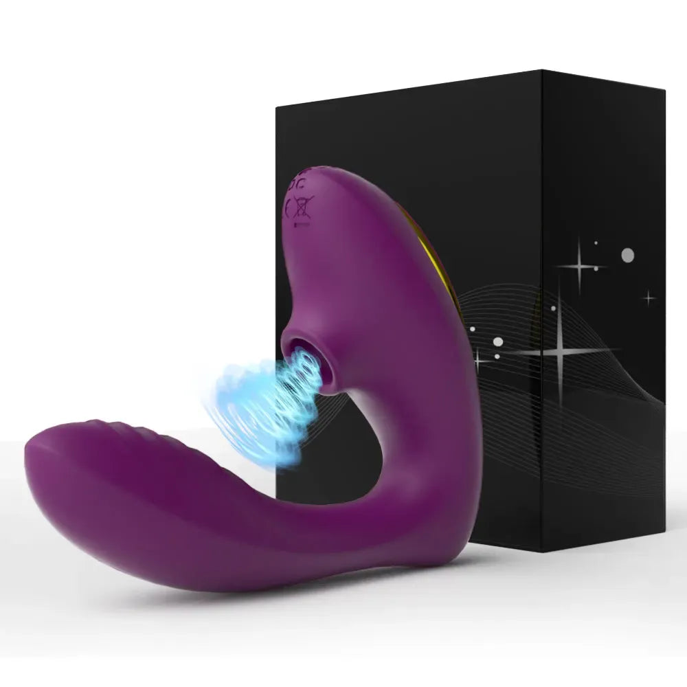 Vibrating Suction Dildo for Women - Clitoris Stimulator-6
