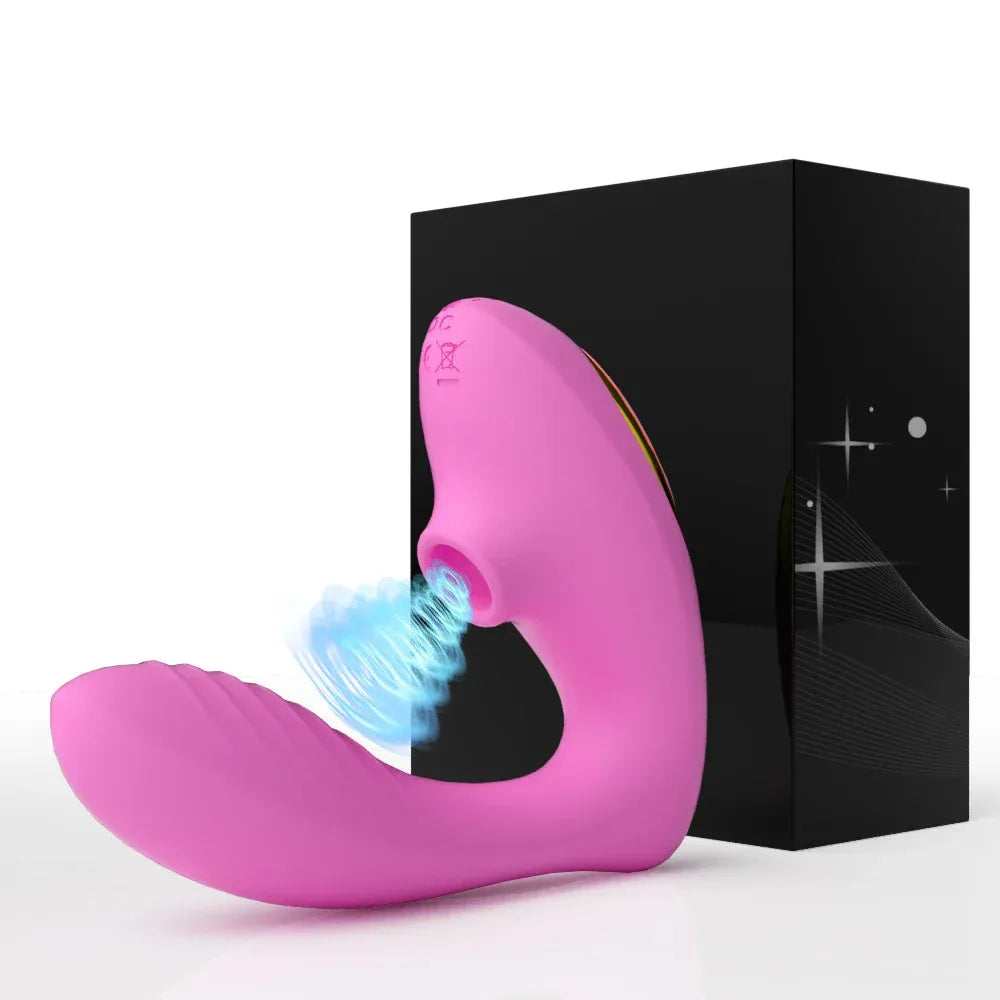 Vibrating Suction Dildo for Women - Clitoris Stimulator-8