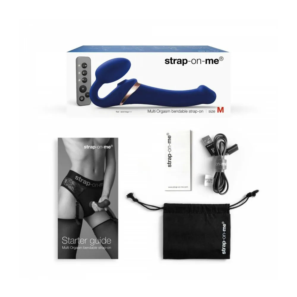 Vibrator By StrapOnMe 6017401 Blue L-1