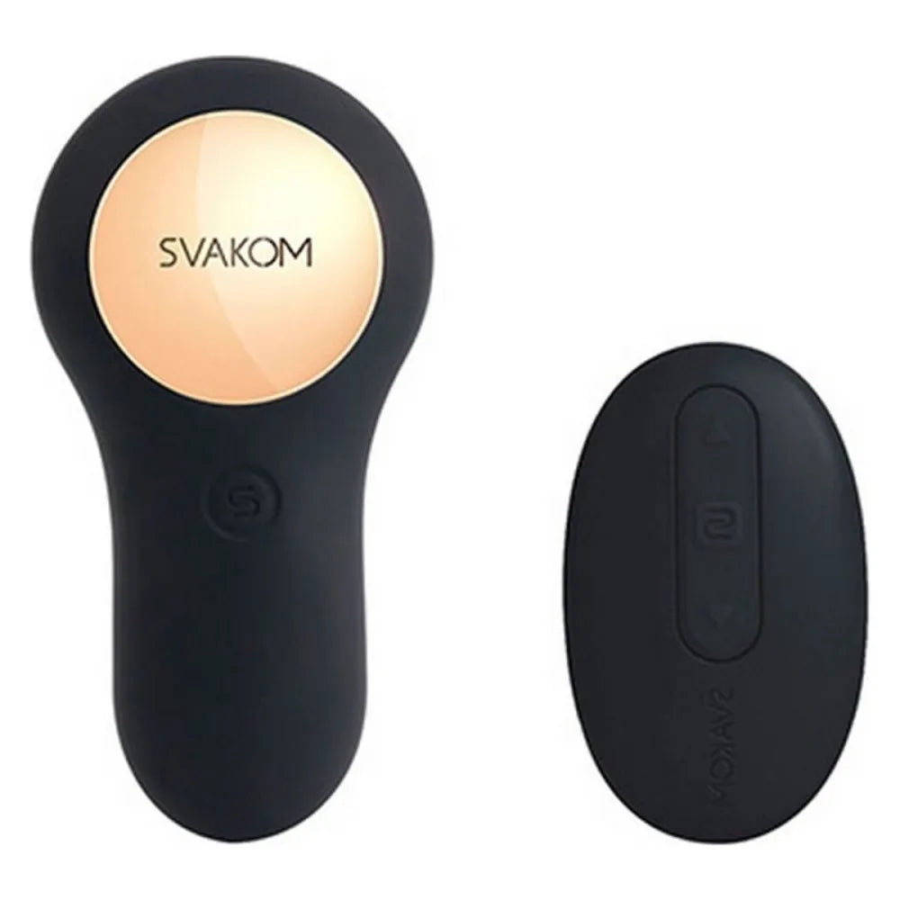 Vick Powerful Plug Silicone Noir Prostate Massag By Svakom-2