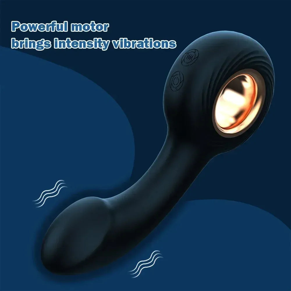 Waterproof Male Prostate Massager Vibrating Anal Plug for Men-1