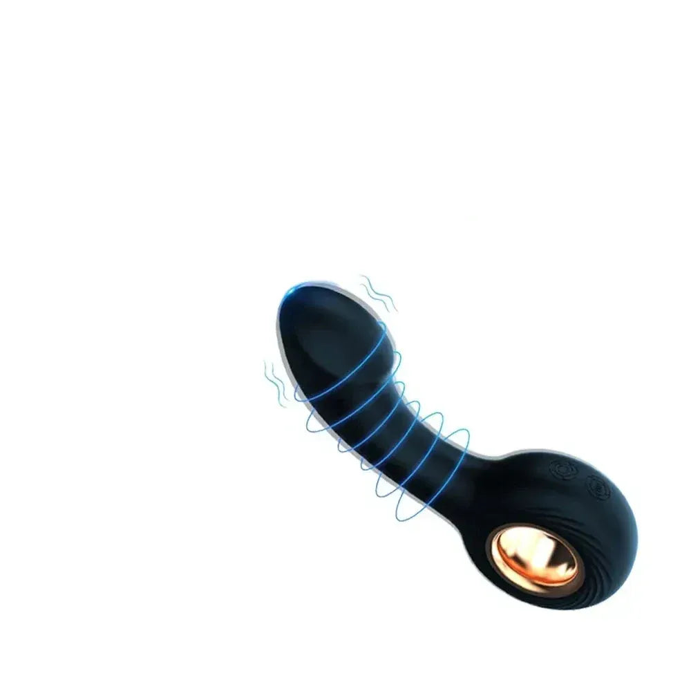 Waterproof Male Prostate Massager Vibrating Anal Plug for Men-0