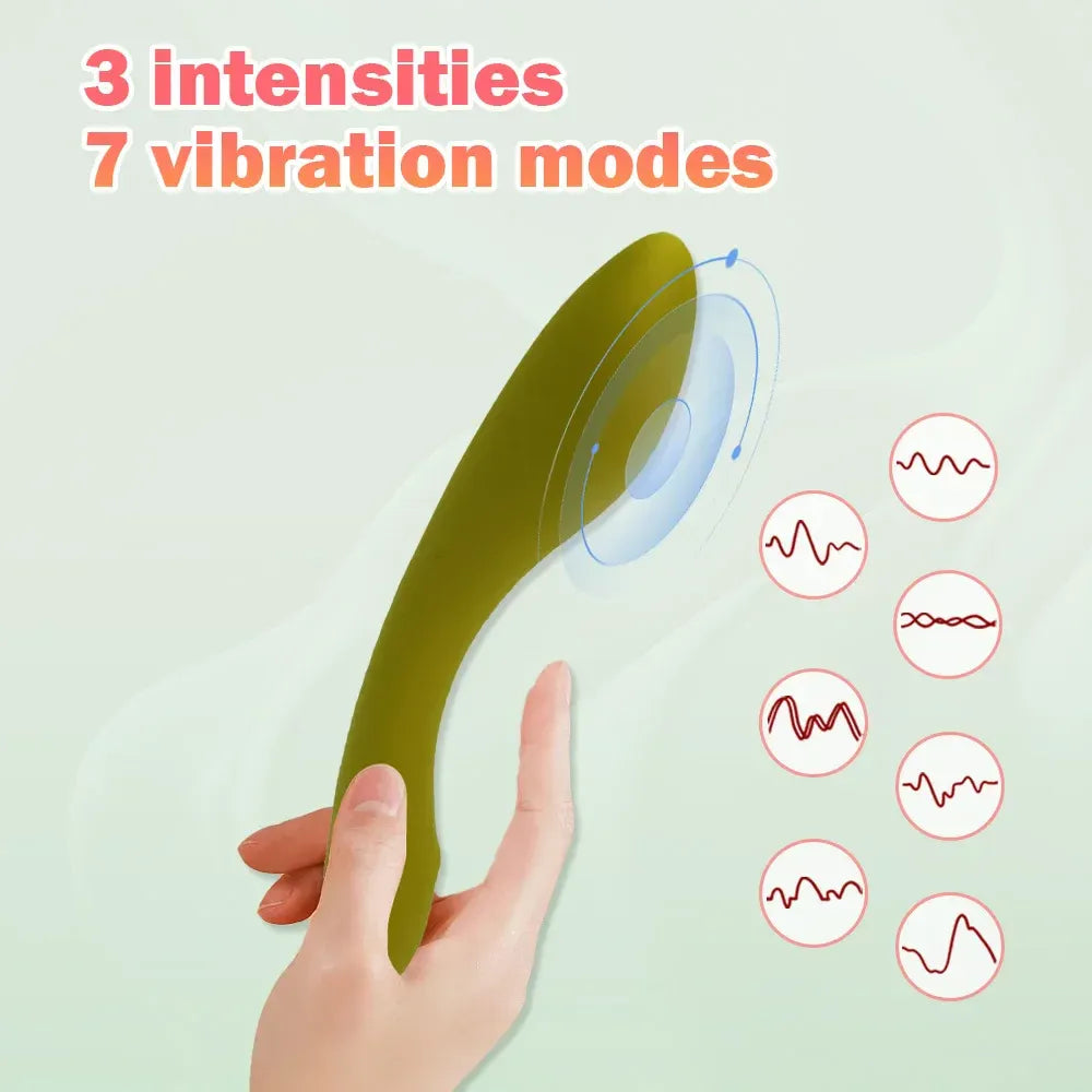 Waterproof Silicone G Spot Vibrator for Women Nipple Stimulator-3