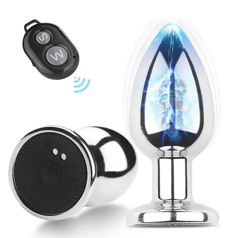 Waterproof Vibrating Anal Plug-1