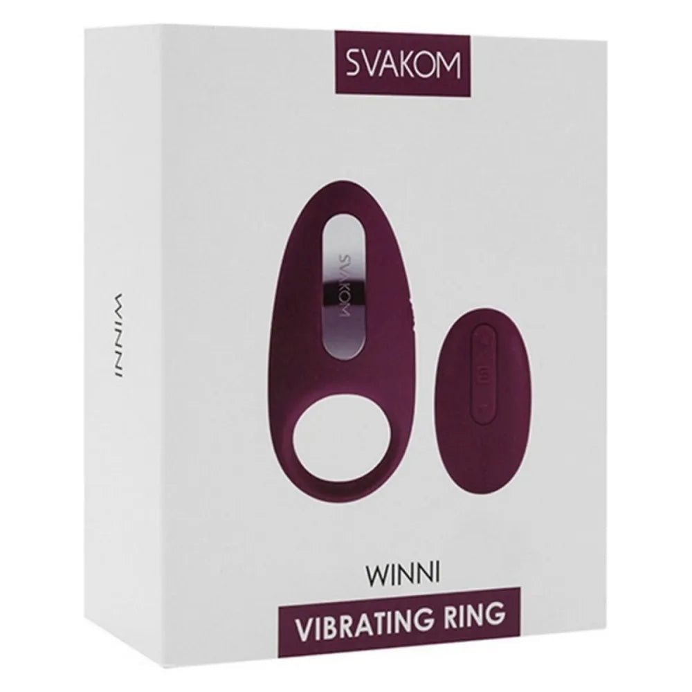 Winni Vibrating Ring Violet By Svakom N10467-1