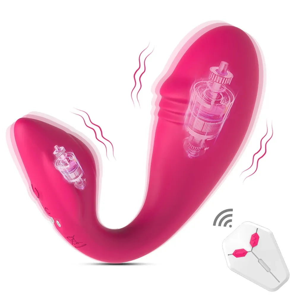 Wireless Dual Motor Vibrating Underwear for Women-6