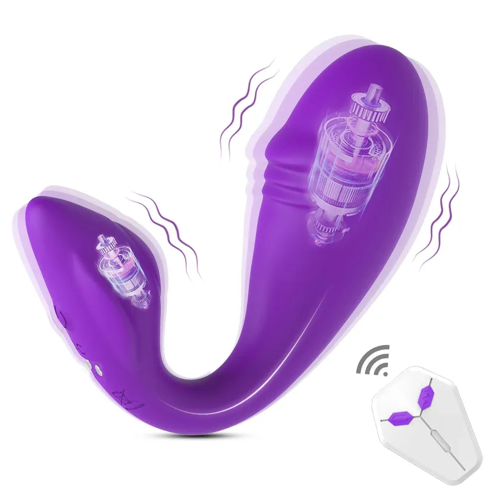Wireless Dual Motor Vibrating Underwear for Women-5