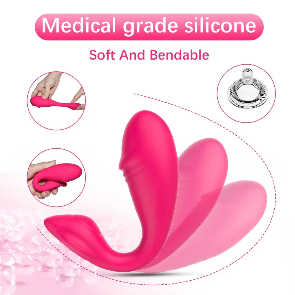 Wireless Dual Motor Vibrating Underwear for Women-2