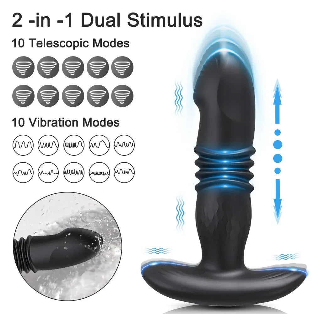Wireless G Spot Vibrator for Women Remote Control Thrusting Panties Vagina Stimulator Female Masturbator-2
