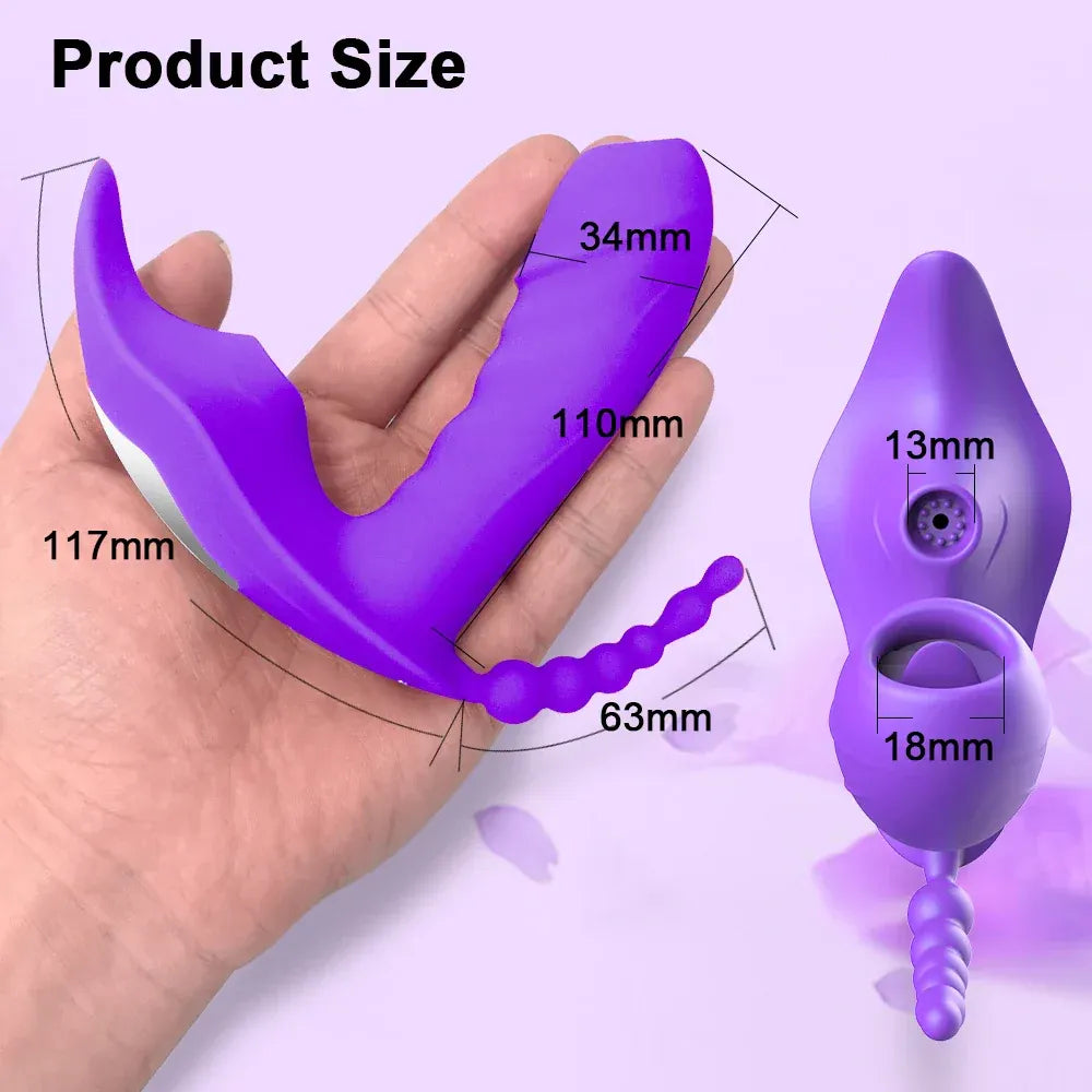 Wireless Heating Dildo Vibrator for Couples-4